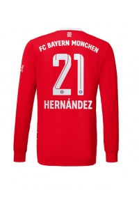 Bayern Munich Lucas Hernandez #21 Fotballdrakt Hjemme Klær 2022-23 Lange ermer